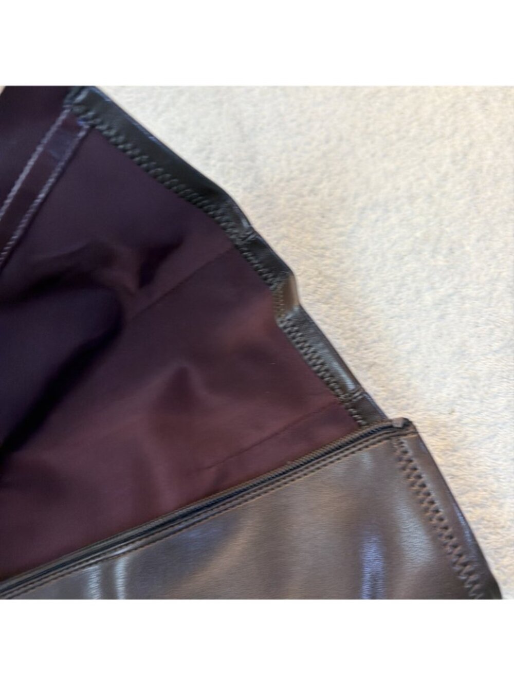Franco Sarto Geralyn Knee High Boots Square Toe Brown Side Zip Women SZ 9 NEW - Picture 8 of 9